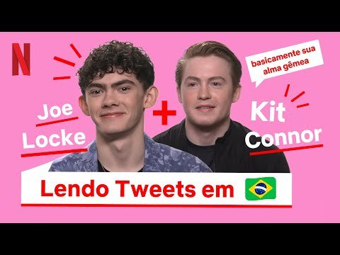 Joe Locke e Kit Connor leem tweets em português | Heartstopper | Netflix Brasil