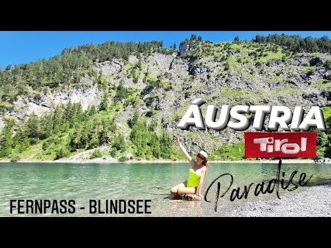 Tyrol Áustria – Fernpass Blindsee | A praia dos austríacos -Paraíso na Áustria #europa #tirol #🇦🇹