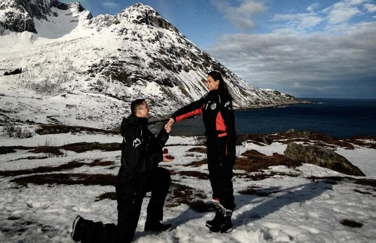 Ricardo Vianna pede Lexa em casamento durante viagem à Noruega