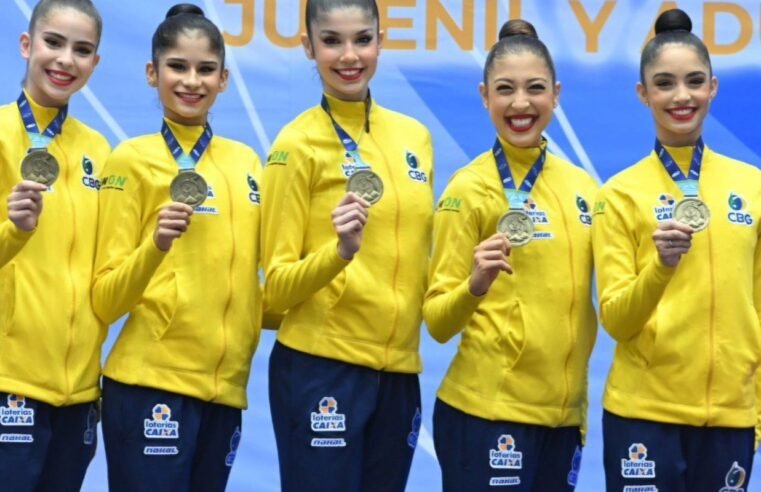 Brasil fecha Pan-Americano de Ginástica Rítmica com 12 medalhas