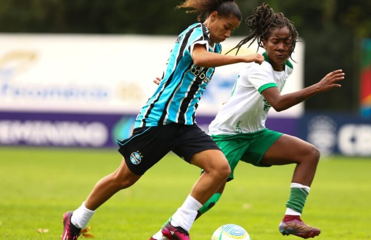 Brasileiro Feminino: Grêmio e América-MG ficam no 1 a 1 em jogo adiado