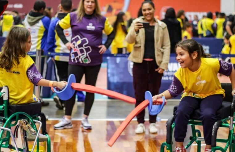 Festival Paralímpico oferece vivência esportiva a crianças