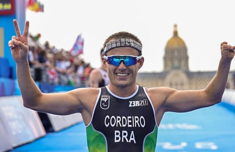 Ronan Cordeiro fatura prata, 1ª medalha do país no triatlo paralímpico